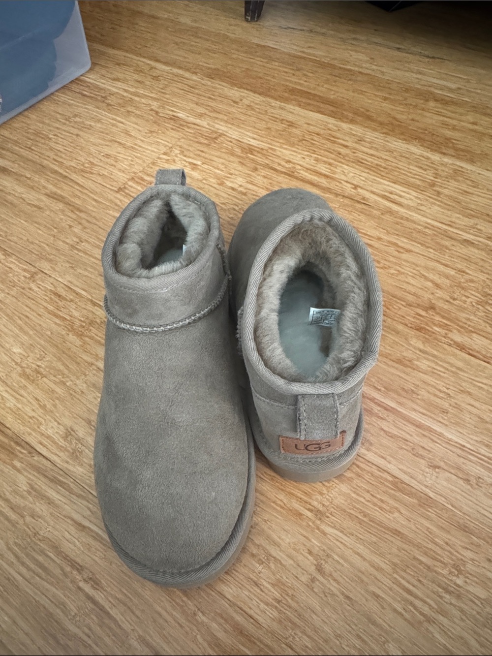 UGG Classic Mini Suede Booties in Antelope